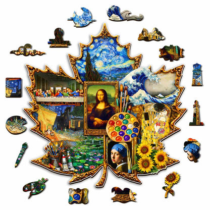 Artistic Maple - Wooden Jigsaw Puzzle