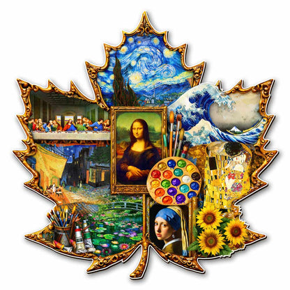 Artistic Maple - Wooden Jigsaw Puzzle