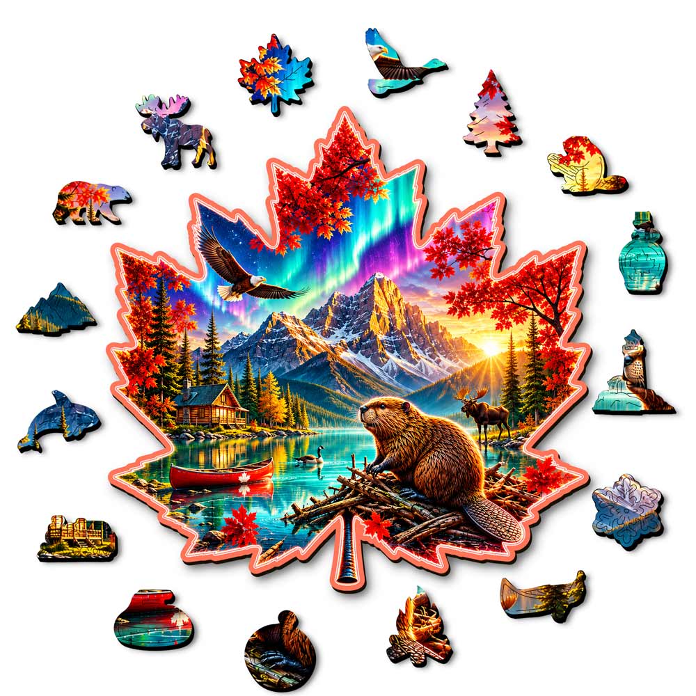 🔥Last Day🔥Maple Paradise - Wooden Jigsaw Puzzle