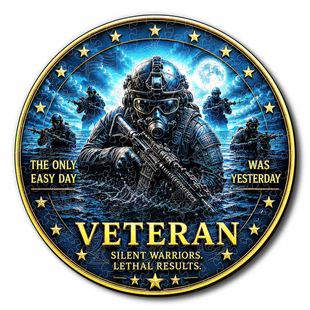 Animal Jigsaw Puzzle > Wooden Jigsaw Puzzle > Jigsaw Puzzle Military Valor - Wooden Jigsaw Puzzle