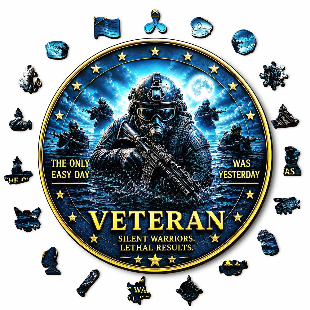 Animal Jigsaw Puzzle > Wooden Jigsaw Puzzle > Jigsaw Puzzle A5/Small Military Valor - Wooden Jigsaw Puzzle