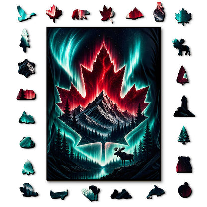 🔥Limited Edition🔥Northern Majesty - Wooden Jigsaw Puzzle