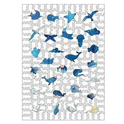 Whale of Dreams - Wooden Jigsaw Puzzle