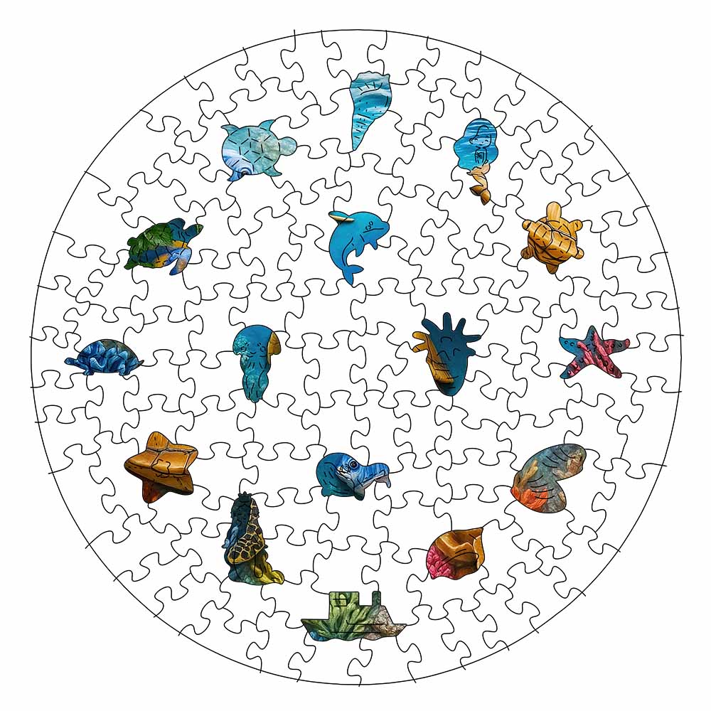 Ocean Harmony - Wooden Jigsaw Puzzle
