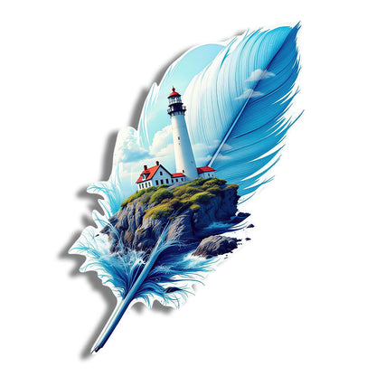 Lighthouse Leaf - Wooden Jigsaw Puzzle