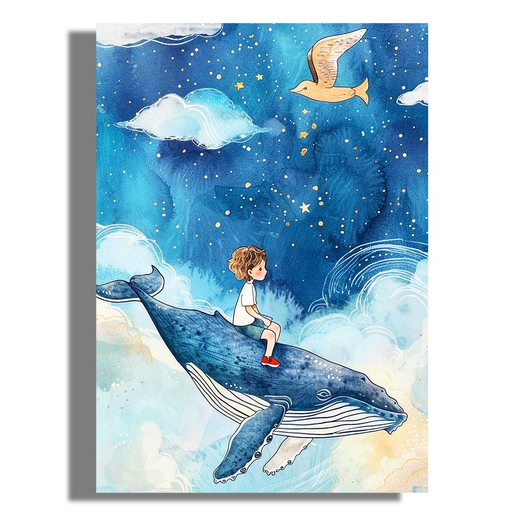 Whale of Dreams - Wooden Jigsaw Puzzle