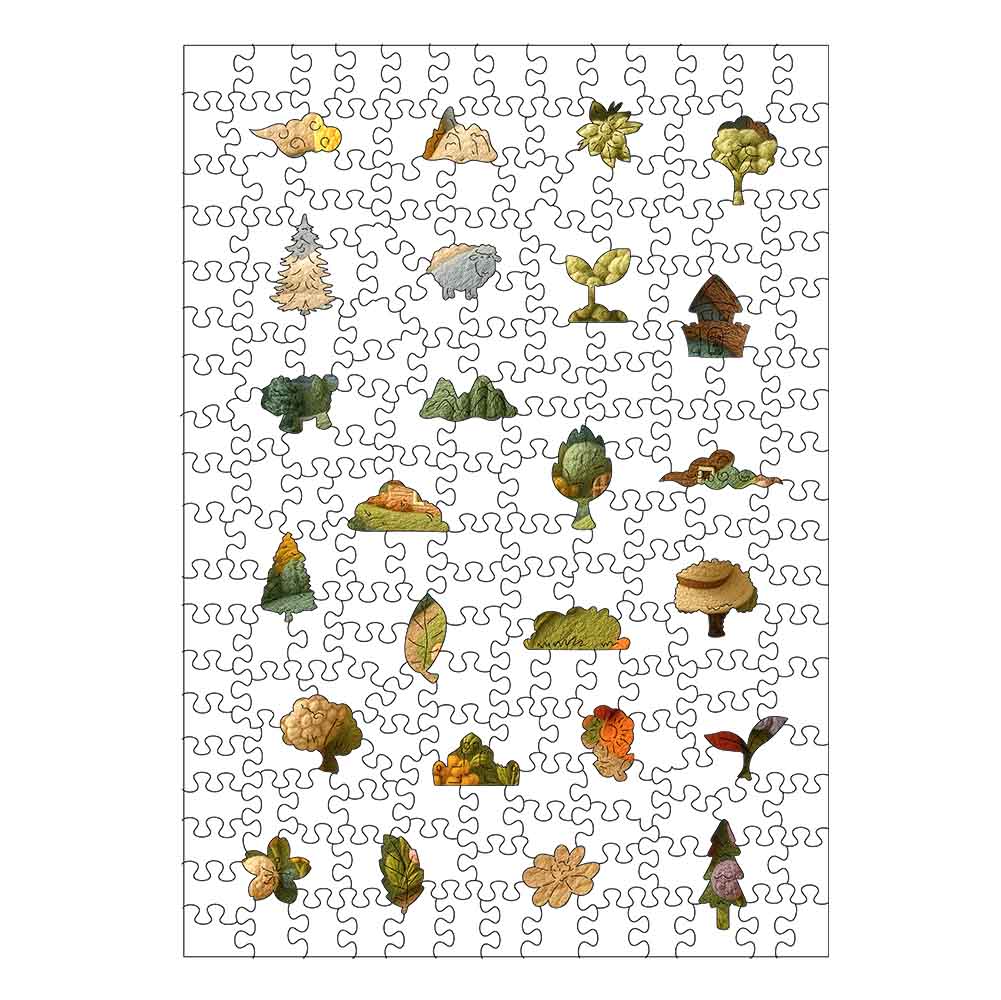 Country Farm - Wooden Jigsaw Puzzle