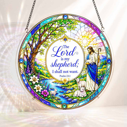 Acrylic Jigsaw Puzzle Suncatcher - Psalm 16:1