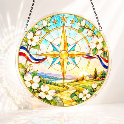 Acrylic Jigsaw Puzzle Suncatcher - Path of Promise