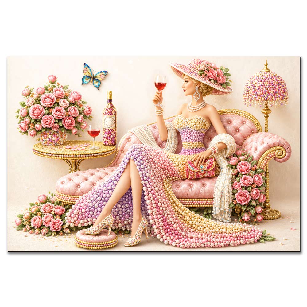 Floral Elegance - Wooden Jigsaw Puzzle