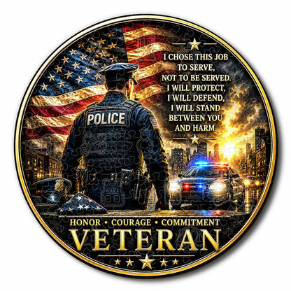 Animal Jigsaw Puzzle > Wooden Jigsaw Puzzle > Jigsaw Puzzle A5/Small Police Honor - Wooden Jigsaw Puzzle