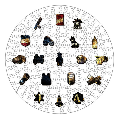 Animal Jigsaw Puzzle > Wooden Jigsaw Puzzle > Jigsaw Puzzle Police Honor - Wooden Jigsaw Puzzle