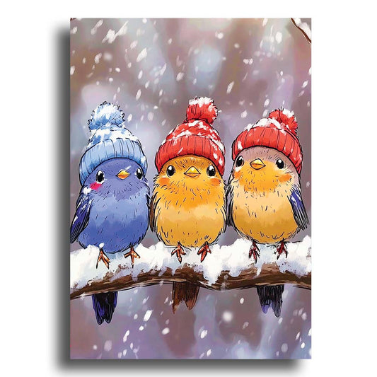 Winter Flock - Wooden Jigsaw Puzzle
