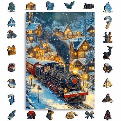 Holiday Express - Wooden Jigsaw Puzzle