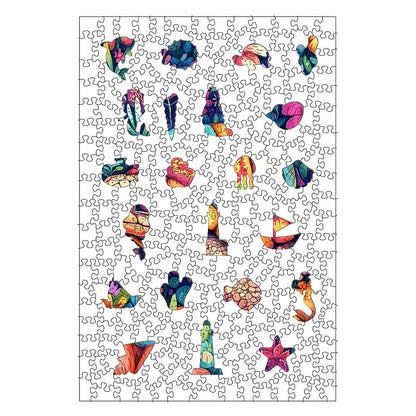 Turtle in Bloom - Wooden Jigsaw Puzzle