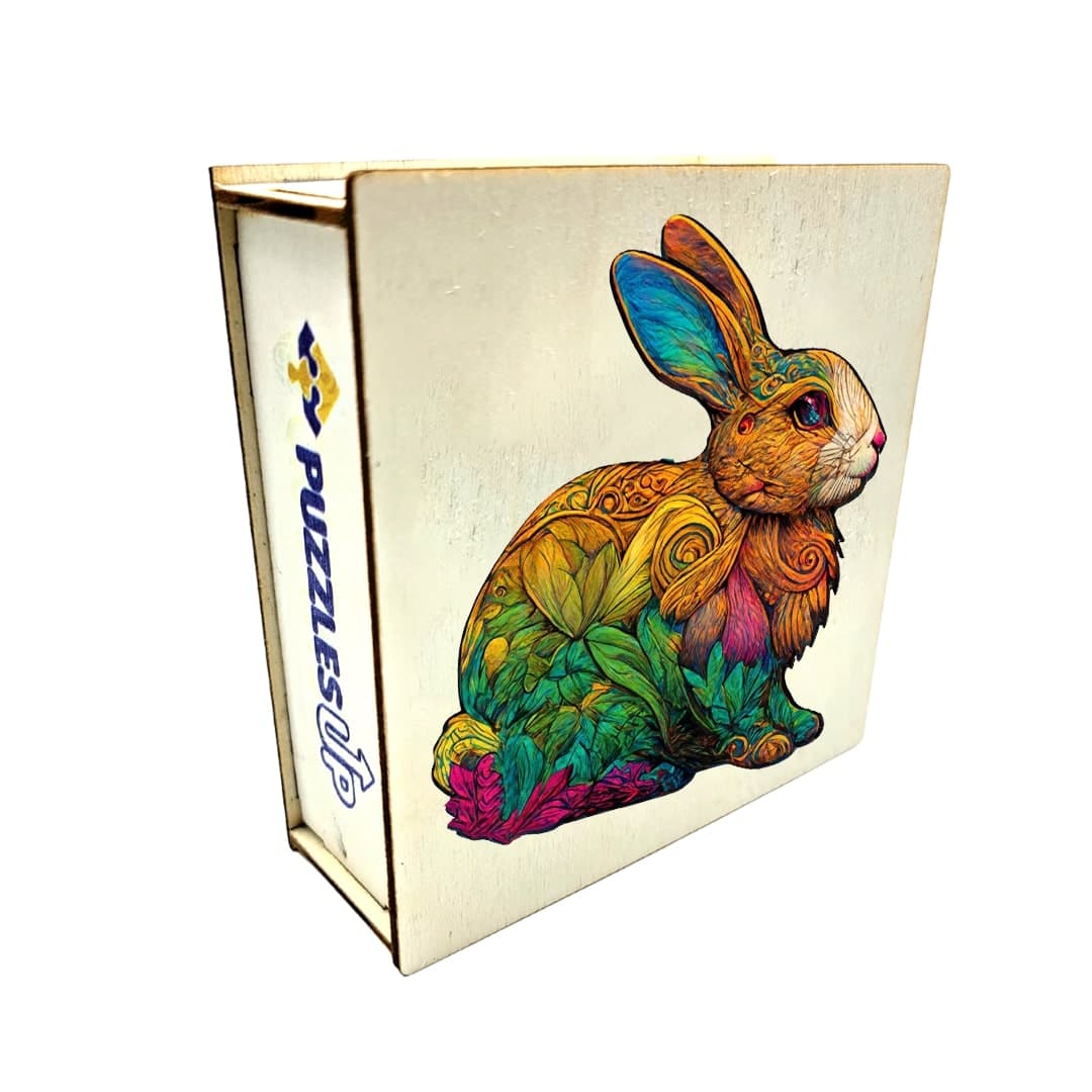 Amazing Rabbit - Wooden Jigsaw Puzzle - PuzzlesUp
