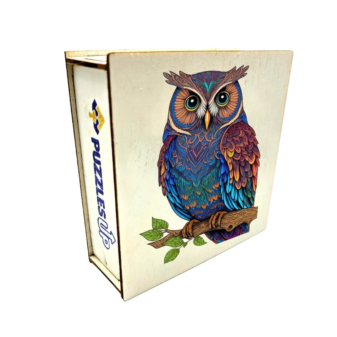 Wise Owl - Wooden Jigsaw Puzzle - PuzzlesUp