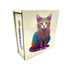 Cat - Wooden Jigsaw Puzzle - PuzzlesUp