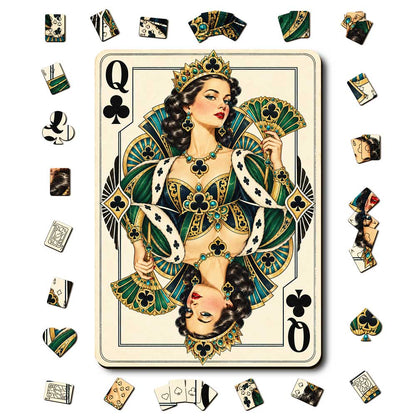 Queen Club - Wooden Jigsaw Puzzle