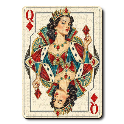 Queen Diamond - Wooden Jigsaw Puzzle