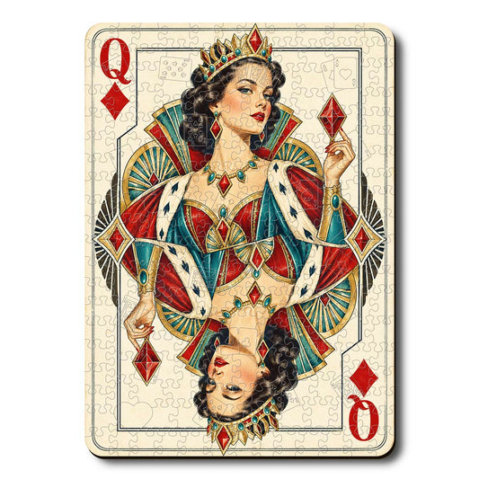 Queen Diamond - Wooden Jigsaw Puzzle
