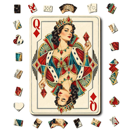 Queen Diamond - Wooden Jigsaw Puzzle