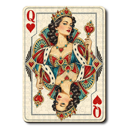 Queen Heart - Wooden Jigsaw Puzzle
