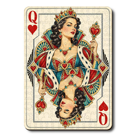 Queen Heart - Wooden Jigsaw Puzzle