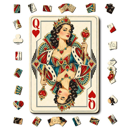 Queen Heart - Wooden Jigsaw Puzzle