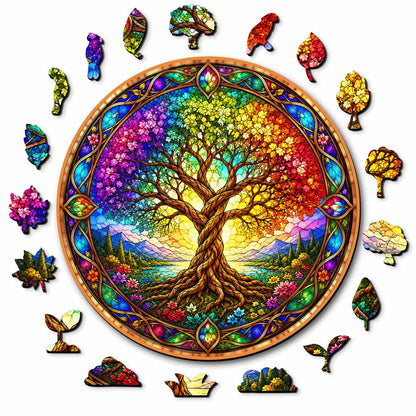 🔥Limited Edition🔥6-Pack - Stained Glass Jigsaw Puzzle Set