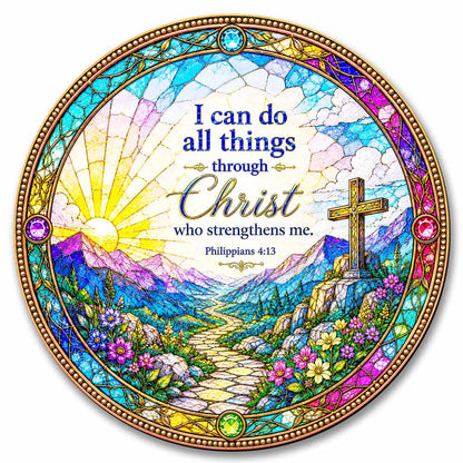 I Can Do All Things Through Christ - Wooden Jigsaw Puzzle