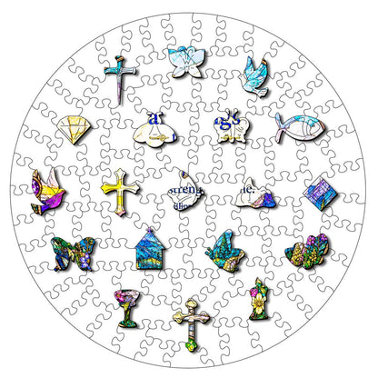 I Can Do All Things Through Christ - Wooden Jigsaw Puzzle