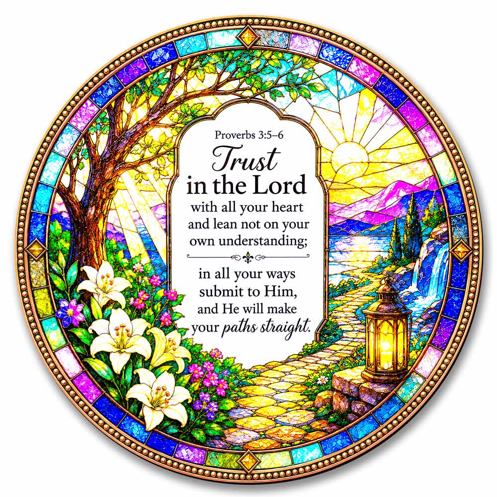 Trust in the Lord with All Your Heart - Wooden Jigsaw Puzzle