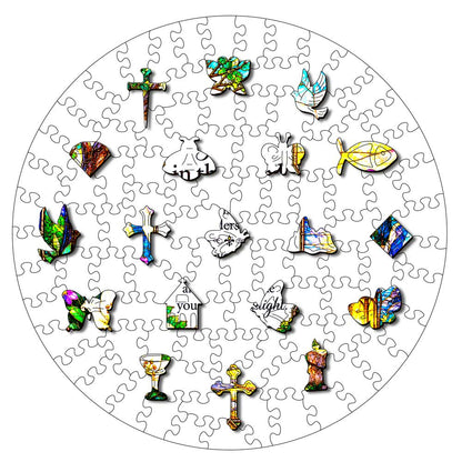 Trust in the Lord with All Your Heart - Wooden Jigsaw Puzzle