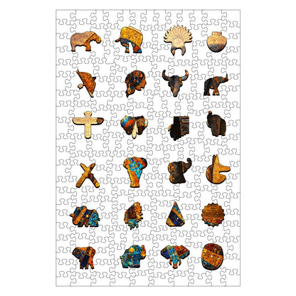 Elephant Heritage - Wooden Jigsaw Puzzle