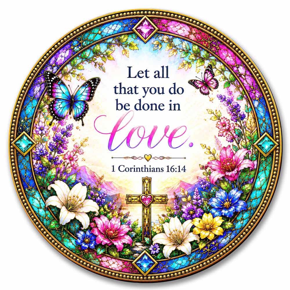 Let All That You Do Be Done in Love - Wooden Jigsaw Puzzle