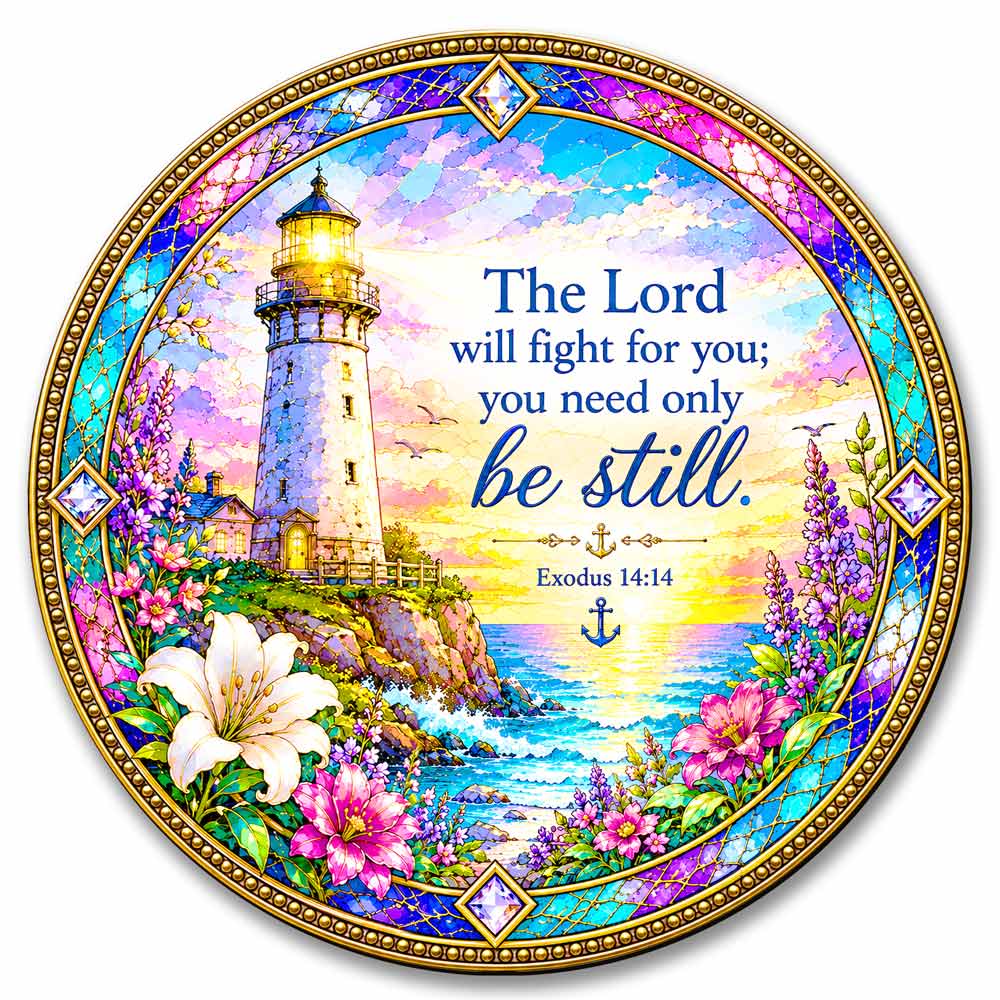 The Lord Will Fight for You; Be Still - Wooden Jigsaw Puzzle