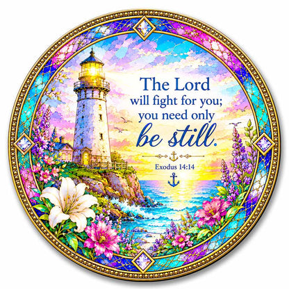 The Lord Will Fight for You; Be Still - Wooden Jigsaw Puzzle