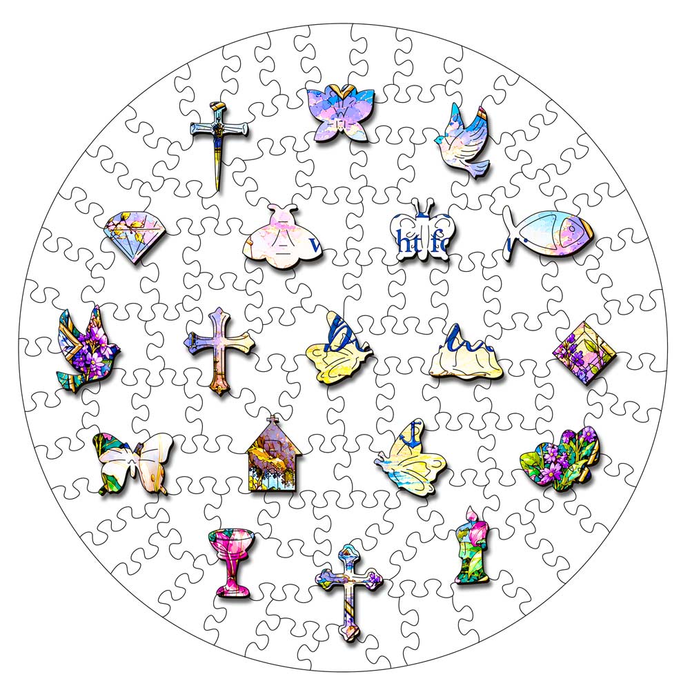 The Lord Will Fight for You; Be Still - Wooden Jigsaw Puzzle