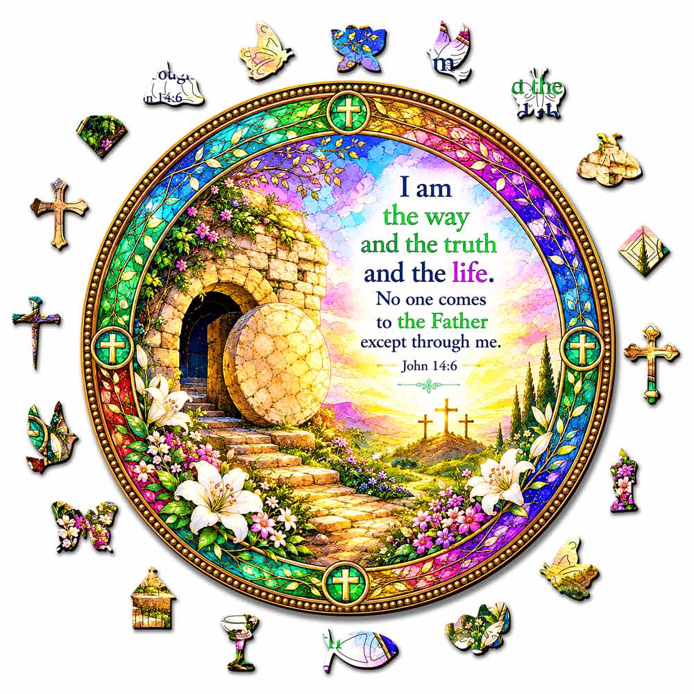12-Pack Bible Verse Wooden Jigsaw Puzzle Gift Set – Free Shipping Included