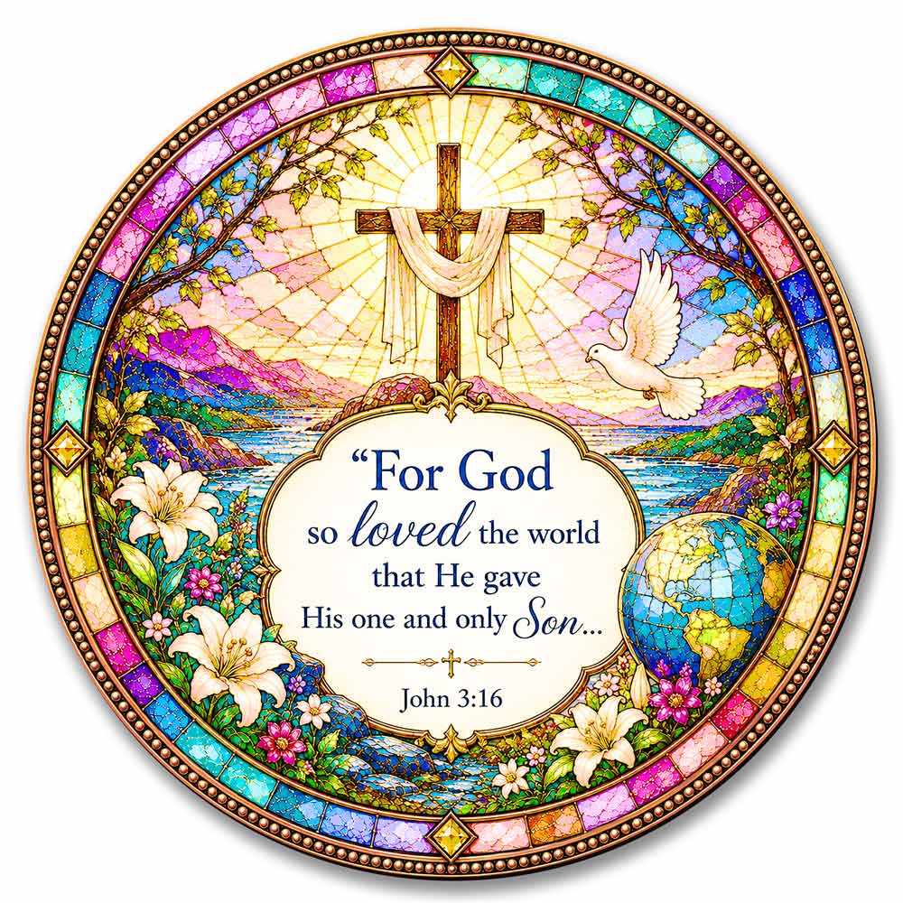For God So Loved the World - Wooden Jigsaw Puzzle