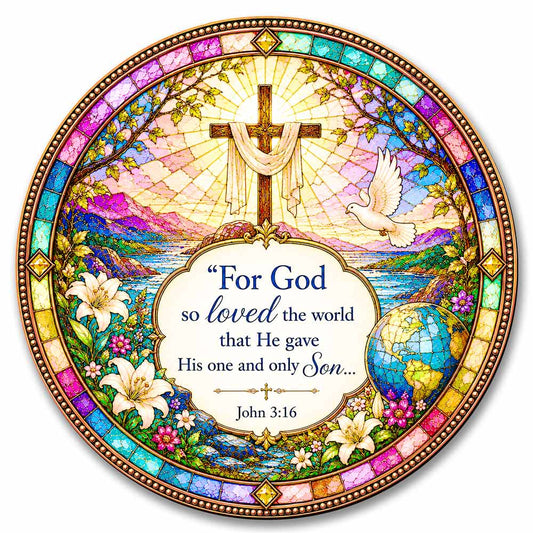 For God So Loved the World - Wooden Jigsaw Puzzle