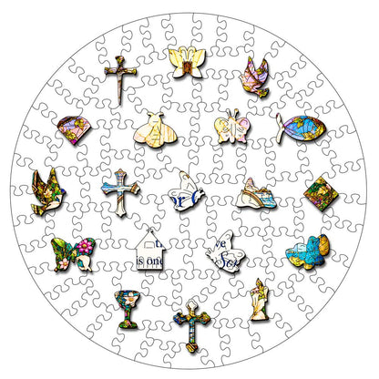 For God So Loved the World - Wooden Jigsaw Puzzle