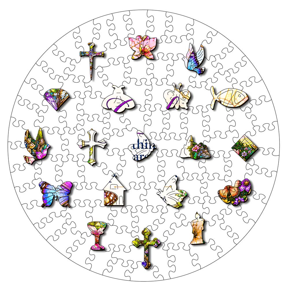 With God All Things Are Possible - Wooden Jigsaw Puzzle