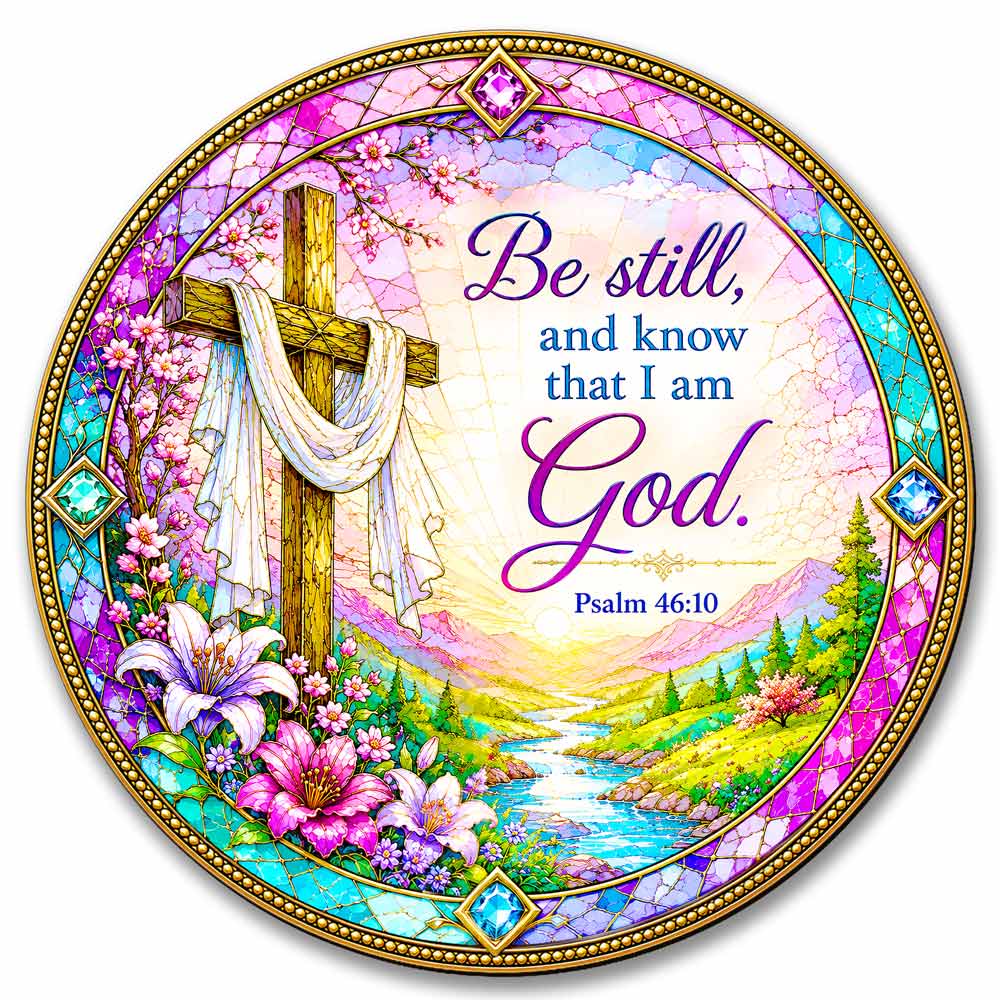 Be Still, and Know That I Am God - Wooden Jigsaw Puzzle
