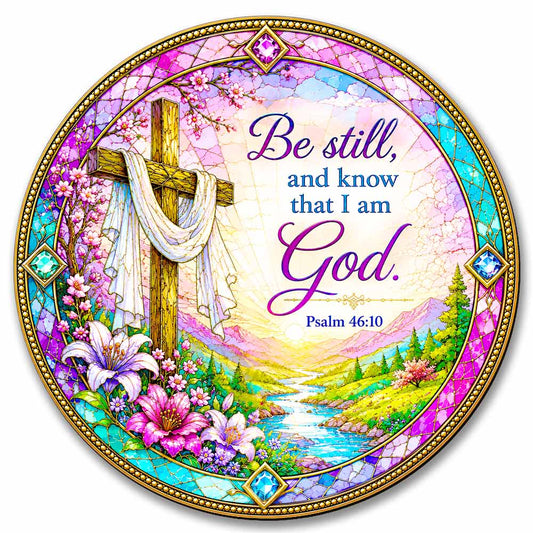 Be Still, and Know That I Am God - Wooden Jigsaw Puzzle