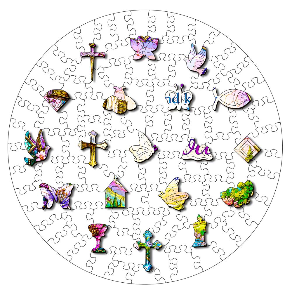 Be Still, and Know That I Am God - Wooden Jigsaw Puzzle