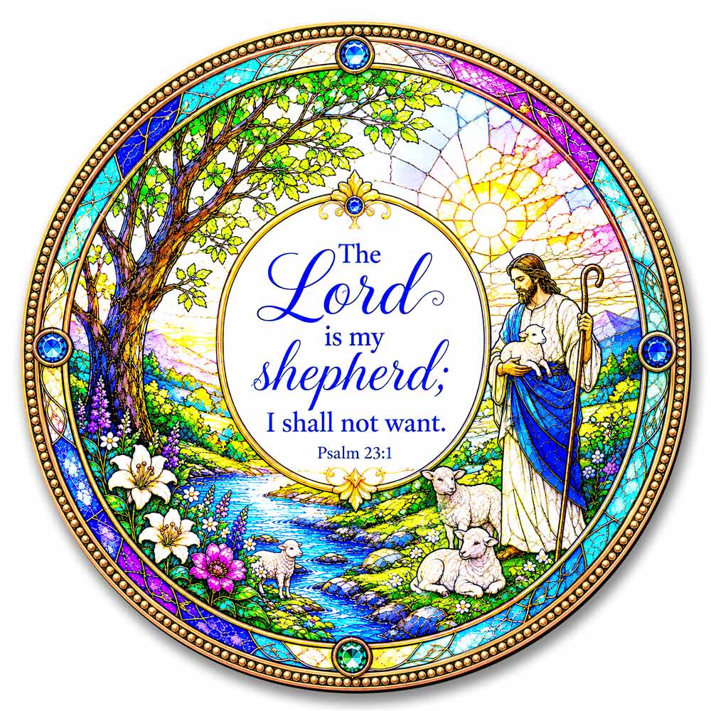 The Lord Is My Shepherd; I Shall Not Want - Wooden Jigsaw Puzzle