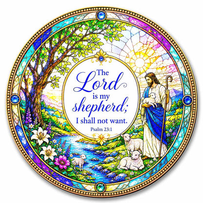 The Lord Is My Shepherd; I Shall Not Want - Wooden Jigsaw Puzzle