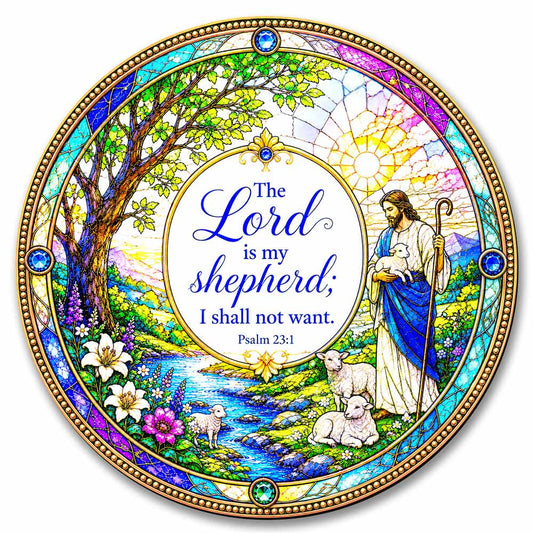 The Lord Is My Shepherd; I Shall Not Want - Wooden Jigsaw Puzzle